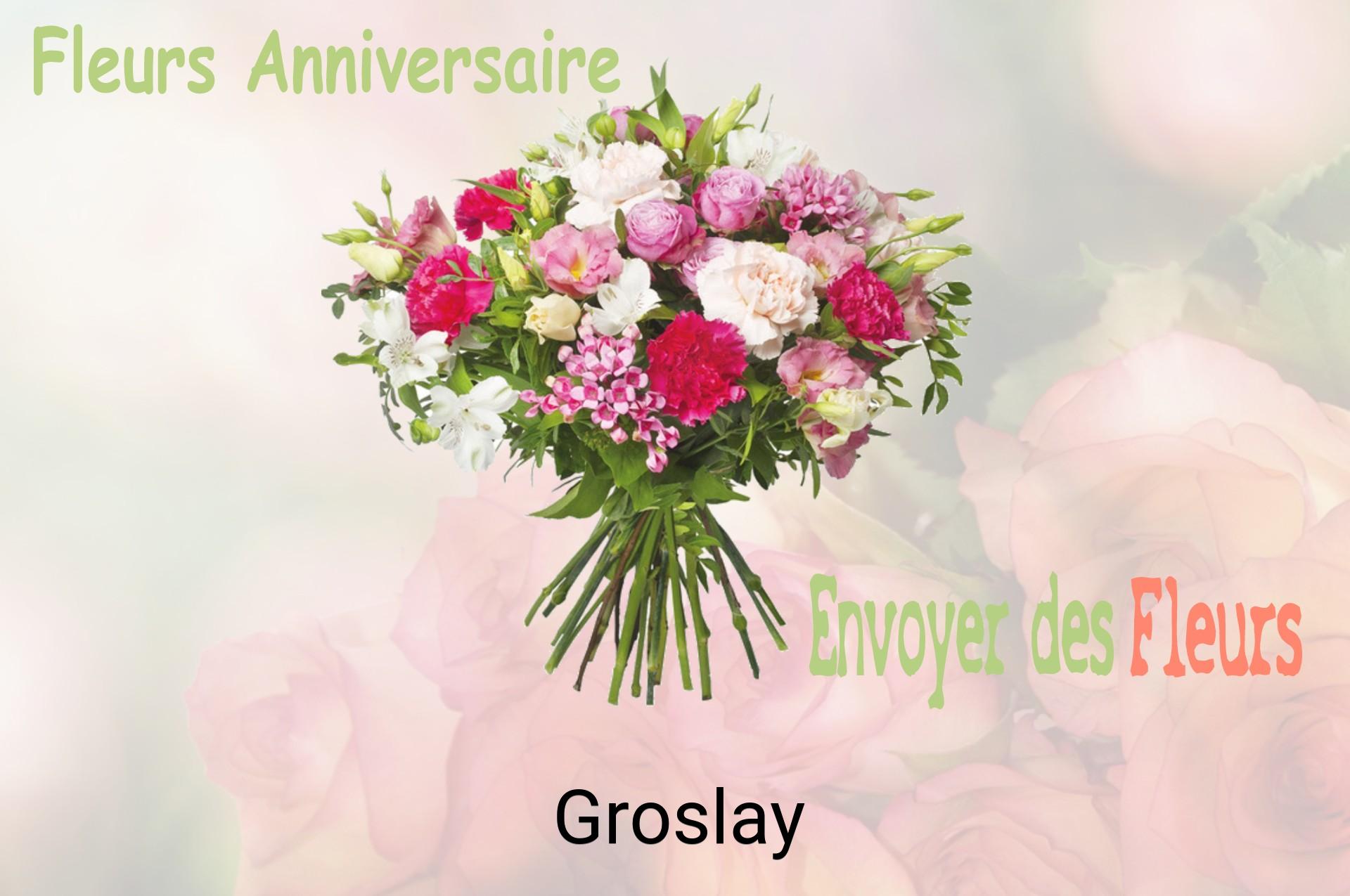 Bouquet de fleurs d’anniversaire livré à Groslay