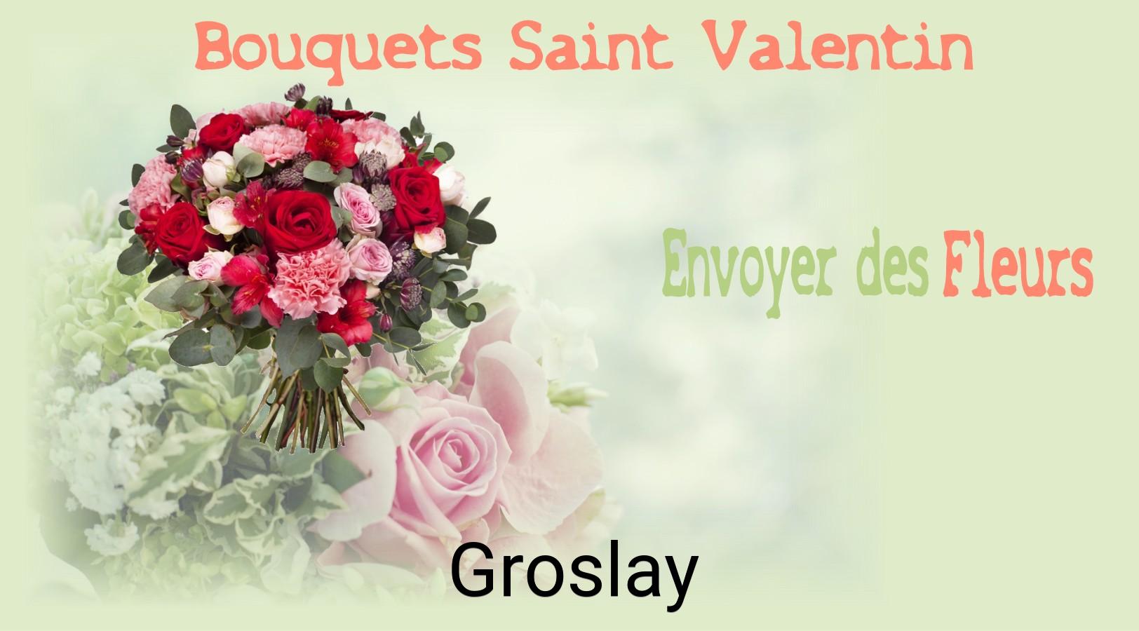 Roses de Saint-Valentin livrées à Groslay